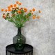 GLASS BOTTLE VASE DARK GREY 29CM | FLOWER VASES