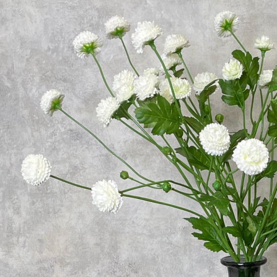 FAUX ASTERS WHITE | BUNCHES