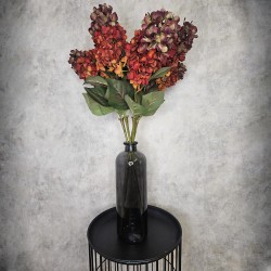 FAUX CONE HYDRANGEAS RED | BUNCHES