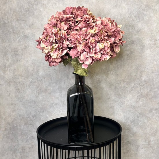 FAUX DRIED HYDRANGEAS DUSKY PINK | BUNCHES