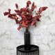 FAUX DRIED LEAF BRANCHES RED | BUNCHES