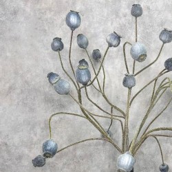 FAUX POPPY SEED HEADS | BUNCHES