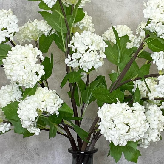 FAUX VIBURNUM WHITE | BUNCHES