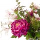 HOT PINK CHRYSANTHEMUMS VASE | ARTIFICIAL FLOWER ARRANGEMENTS