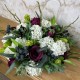 VOGUE | SNOWBALLS ROSES AND BLUEBERRIES | ARTIFICIAL FLOWER ARRANGEMENTS