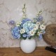 BRIDGERTON | BLUE GARDEN FLOWERS BOUQUET