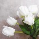 TRANQUIL TULIPS | WHITE FAUX TULIPS BOUQUET