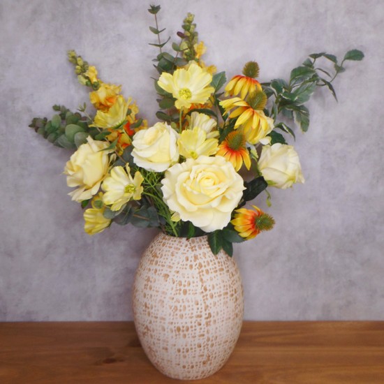 WALKING ON SUNSHINE | ROSES SNAPDRAGONS DAISIES BOUQUET