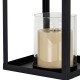 ASTRA LARGE LANTERN WITH GLASS CANDLE HOLDER 62CM | HOMEWARE