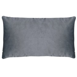 BEE RECTANGULAR VELVET CUSHIONS GREY 50CM | HOMEWARE