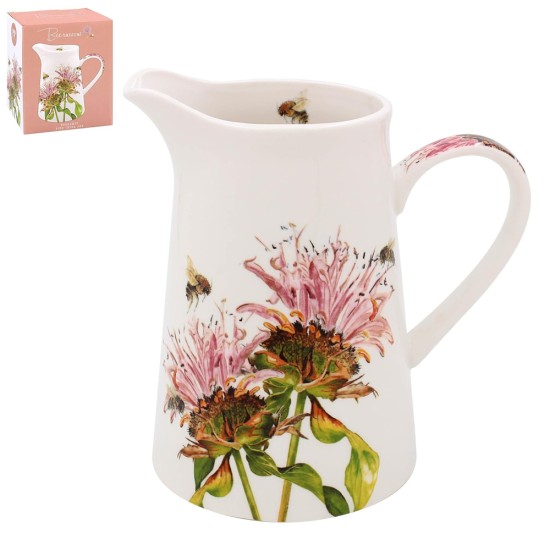 BEE-TANICAL FINE CHINA BERGAMOT JUG 500ML | FLOWER VASES 