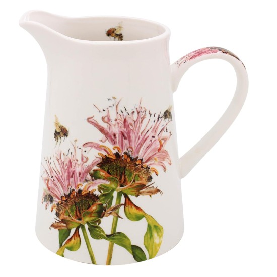 BEE-TANICAL FINE CHINA BERGAMOT JUG 500ML | FLOWER VASES 