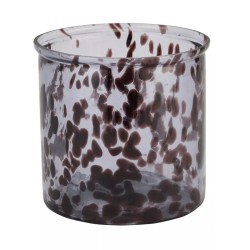 BLACK DAPPLE  LARGE CANDLE HOLDER | HOMEWARE