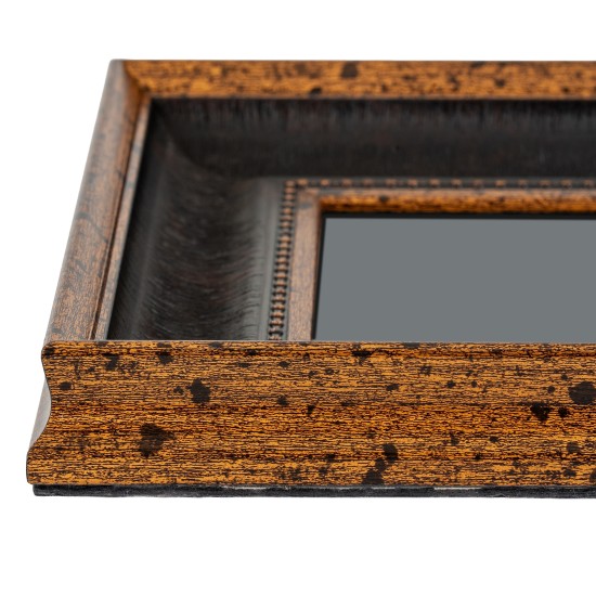 BLACK AND ANTIQUE GOLD 5X7 BEADED PHOTO FRAME | HOMEWARE