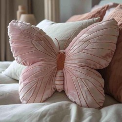 BUTTERFLY CUSHION PINK 40CM | HOMEWARE