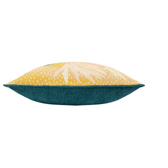 COUNTRY WILDS PHEASANT CUSHION GOLD TEAL 45CM | HOMEWARE