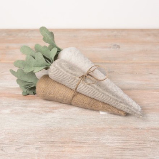 FABRIC CARROT BUNDLE NEUTRAL | HOMEWARE