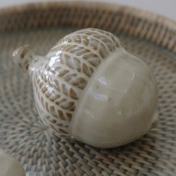 GLAZED ACORN DECORATION | HOMEWARE