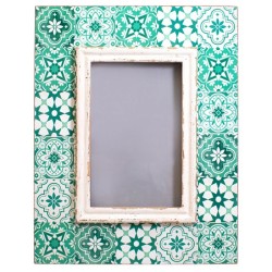 GREEN TILE 4X6 PHOTO FRAME | HOMEWARE