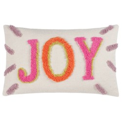 JOY TUFTED RECTANGULAR CUSHIONS PINK 50CM | HOMEWARE