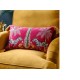 KALAHARI EMBROIDERED RECTANGULAR VELVET CUSHIONS PINK 50CM | HOMEWARE