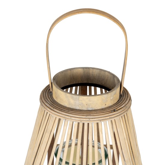 LARGE PEARDROP WICKER LANTERN 55CM | HOMEWARE