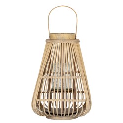 LARGE PEARDROP WICKER LANTERN 55CM | HOMEWARE