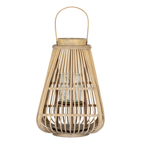 LARGE PEARDROP WICKER LANTERN 55CM | HOMEWARE