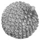 LARGE SILVER PINE CONE | HOMEWARE