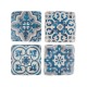 MEDITERRANEAN MOSAIC SANTORINI COASTER 4 PACK | HOMEWARE