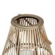 MEDIUM ELLIPSE WICKER LANTERN WITH ROPE HANDLE 42CM | HOMEWARE
