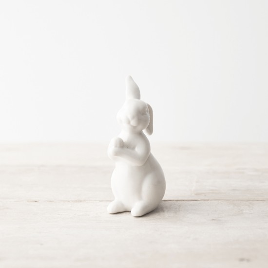 BUNNY ORNAMENT SITTING 9.5CM | HOMEWARE