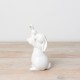 BUNNY ORNAMENT MUMMY AND BABY KISSING  16.5CM | HOMEWARE