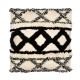 SCANDI BOHO CUSHION COVER BLACK AND BEIGE 40CM | HOMEWARE 