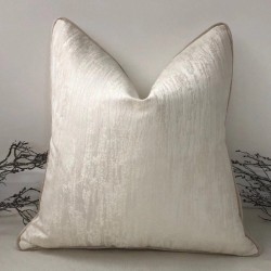 THE CLARE CUSHION COVER IVORY 45CM by Stacey Solomon | HOMEWARE 