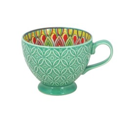 TUSCANY COFFEE MUG GREEN 350ML | HOMEWARE