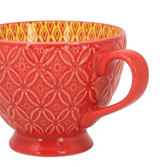 TUSCANY COFFEE MUG RED 350ML | HOMEWARE