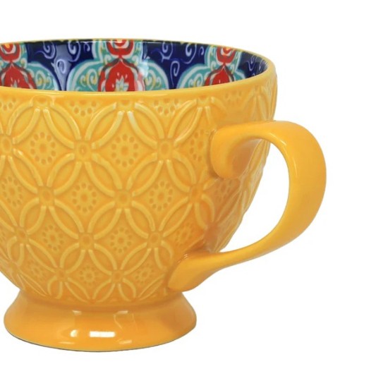 TUSCANY COFFEE MUG YELLOW 350ML | HOMEWARE
