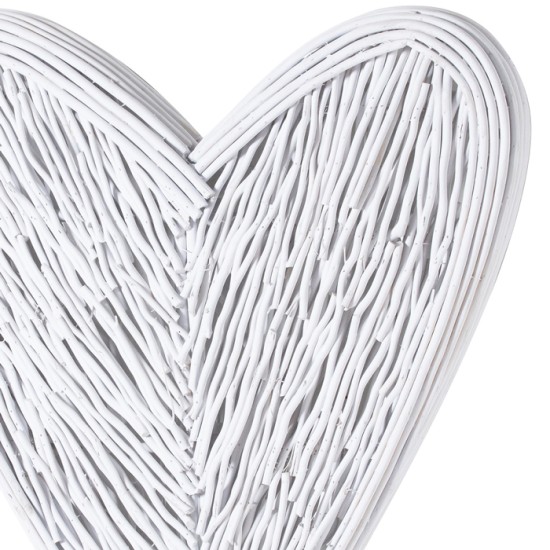 WHITE WILLOW HEART LARGE 100CM | HOMEWARE