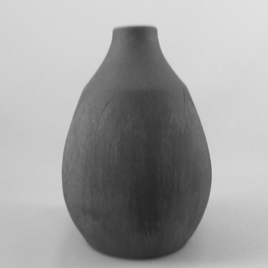 ALPINE TERRACOTTA VASE CHARCOAL 28CM | FLOWER VASES 