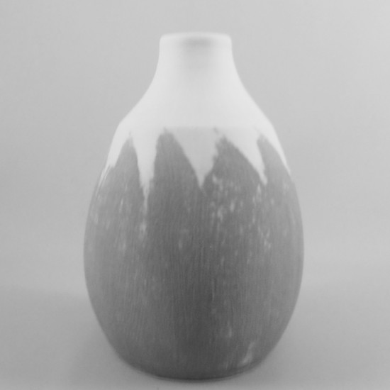 ALPINE TERRACOTTA VASE GREY 28CM | FLOWER VASES 