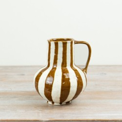 BETTY JUG MUSTARD 18.5CM | FLOWER VASES 