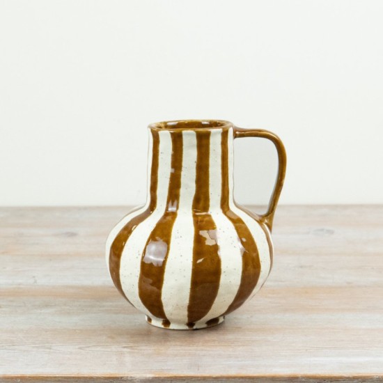 BETTY JUG MUSTARD 18.5CM | FLOWER VASES 
