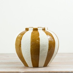 BETTY VASE MUSTARD 24.5CM | FLOWER VASES 