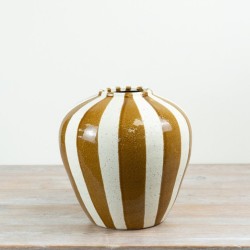 BETTY VASE MUSTARD 27CM | FLOWER VASES 