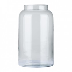 CLEAR GLASS APOTHECARY VASE 31CM | FLOWER VASES 