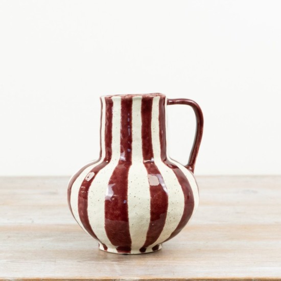 MARGOT JUG RED 18.5CM | FLOWER VASES 