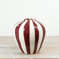 MARGOT VASE RED 27CM | FLOWER VASES 