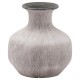 BLOOMVILLE SQUAT STONE VASE 26CM | FLOWER VASES 