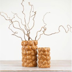 PUMPKIN VASE 24CM | FLOWER VASES 
